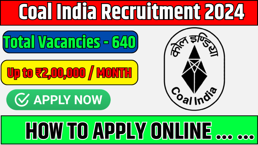 Coal India Recruitment 2024 