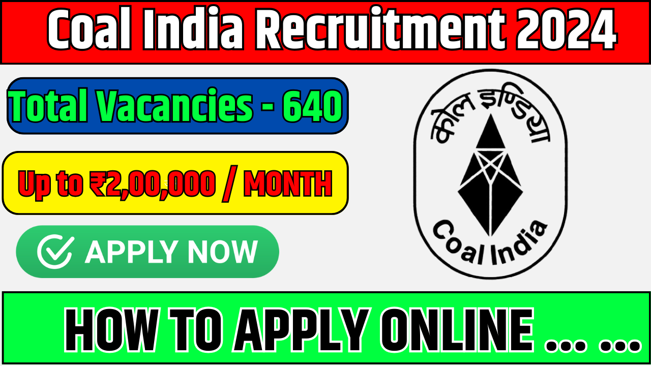 Coal India Recruitment 2024