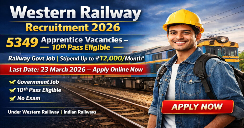 Western Railway Apprentice Recruitment 2026