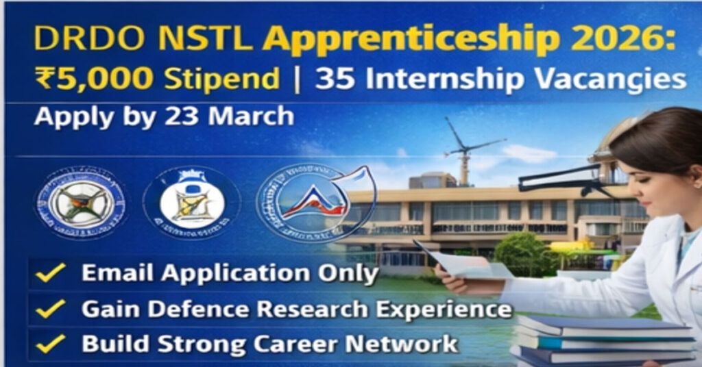 DRDO NSTL Bharti 2026