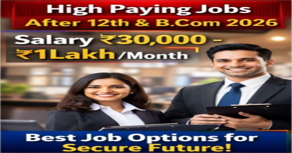 Best Jobs After 12th, B.Com & Graduation 2026