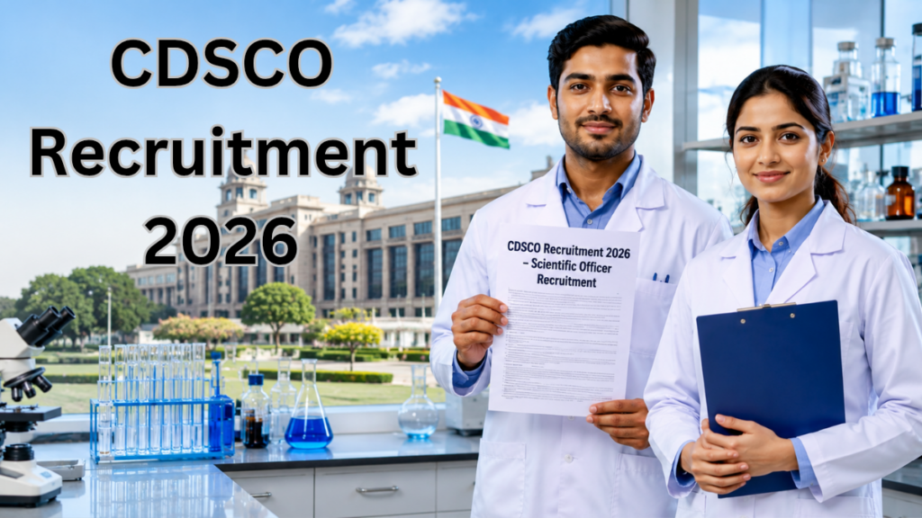 CDSCO Recruitment 2026