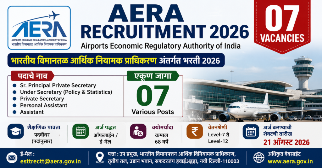 AERA Recruitment 2026