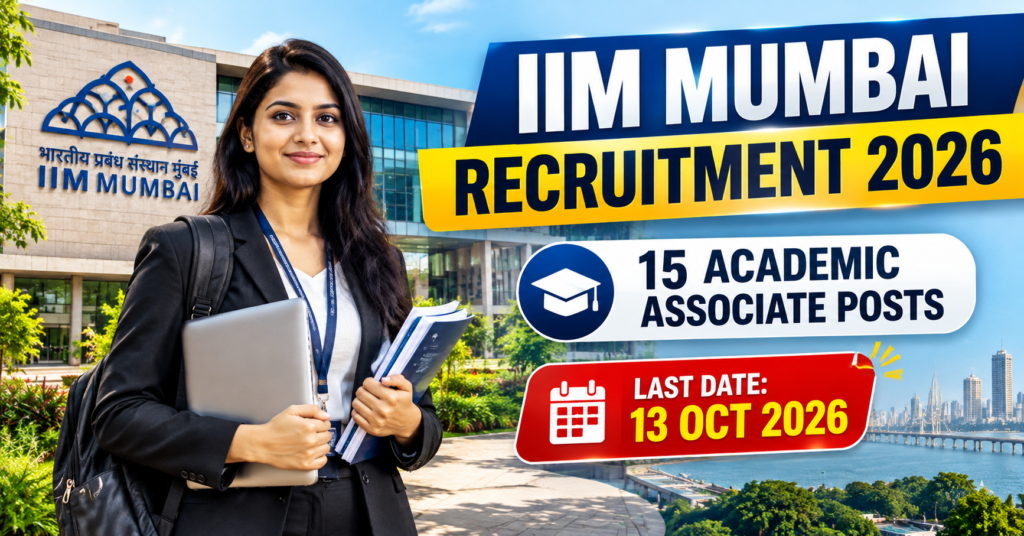 IIM Mumbai Recruitment 2026